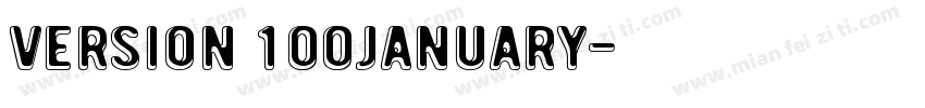 Version 100January字体转换